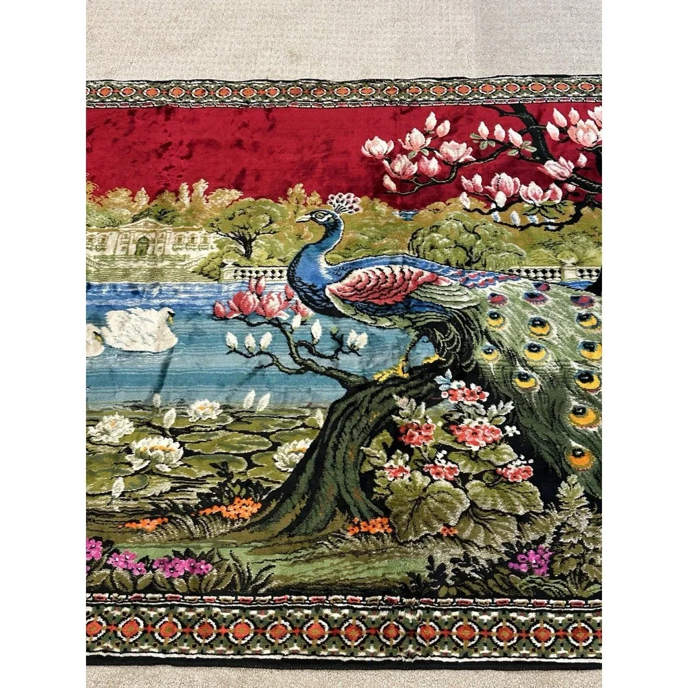 Vintage Peacock‎ Rug 70x48